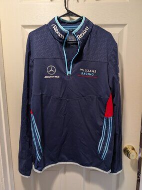 Men's Large Formula One F1 Williams Racing Quarter Zip